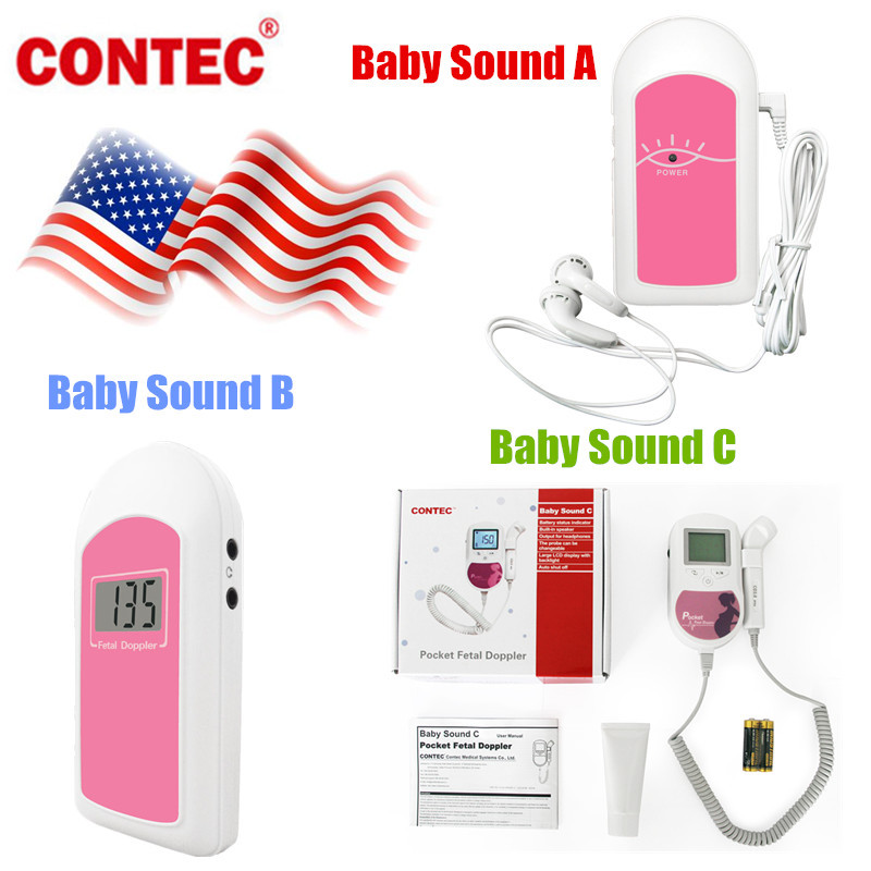 contec pocket fetal doppler baby sound c